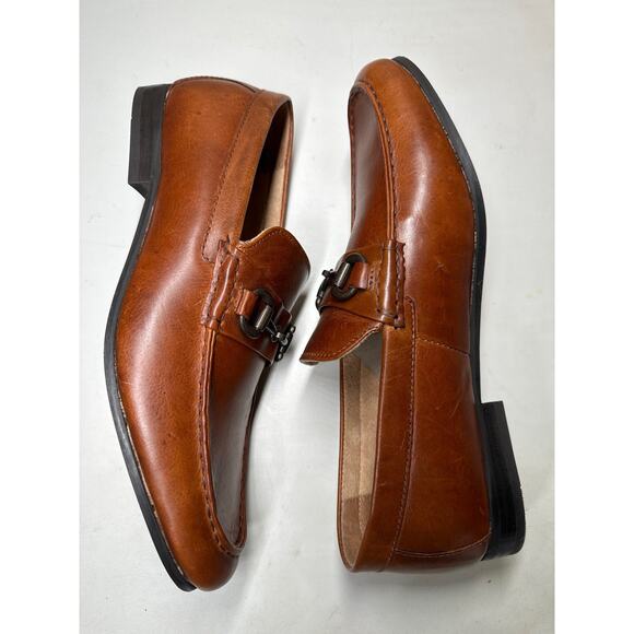 Steve Madden perfct brown leather slip on loafers - Picture 4 of 7